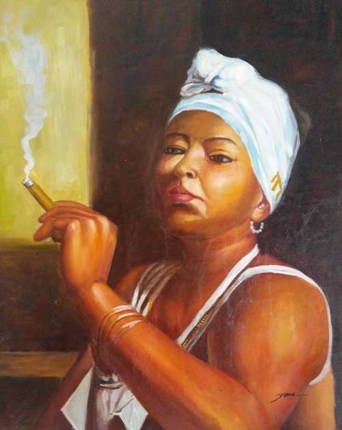 52CM X 62CM OIL PAINTING  - !!!!  CRAZY ART SALE  !!!!