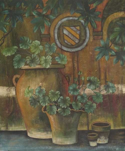 still life study oil painting
