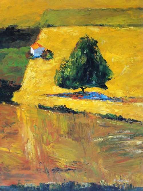 LARGE OIL PAINTING  93CM X 123CM - GALLERY RETAIL R8 500