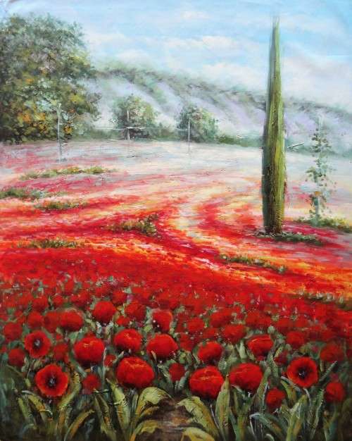 large size landscape oil painting