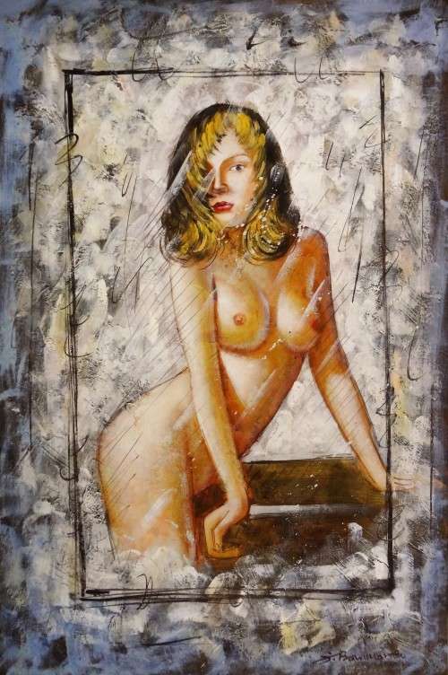 female nude oil painting