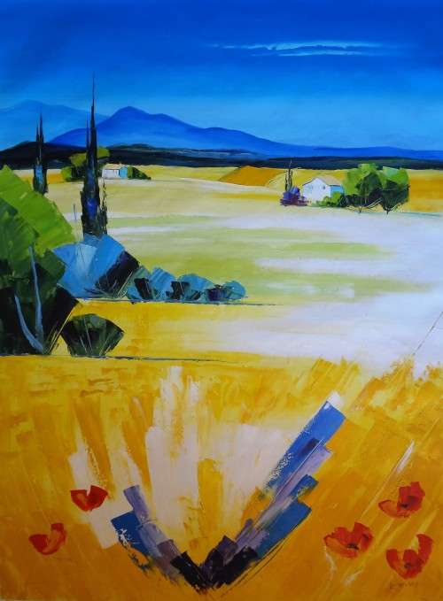 modern landscape oil painting