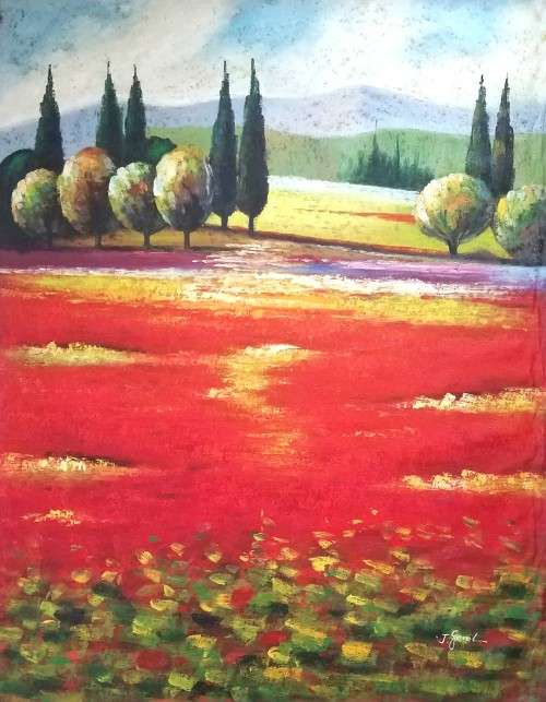 large landscape oil painting