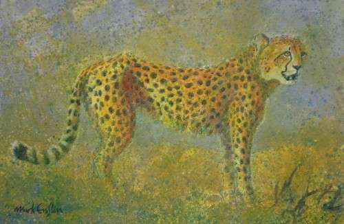 mark enslin oil painting  - cheetah