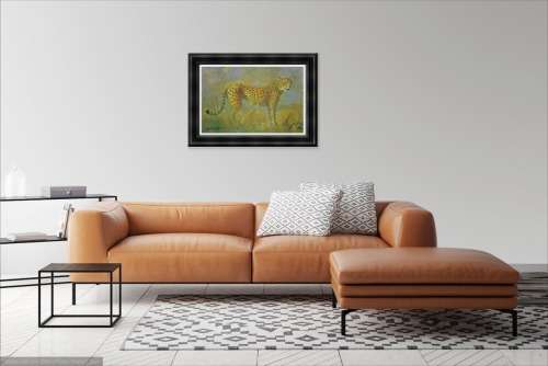 mark enslin oil painting  - cheetah