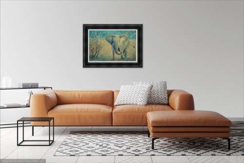 mark enslin oil painting  - elephant