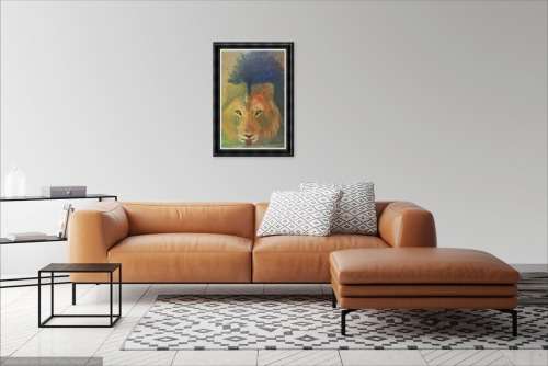 mark enslin oil painting  - lion