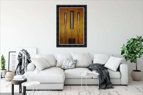 ethnic figures oil painting
