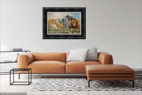 big five oil painting