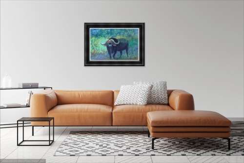 mark enslin oil painting - buffalo