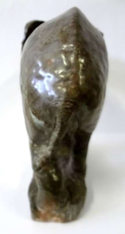 eddie bulani - verdite elephant stone sculpture