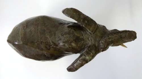 eddie bulani - verdite elephant stone sculpture