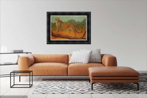 mark enslin oil painting - cheetah