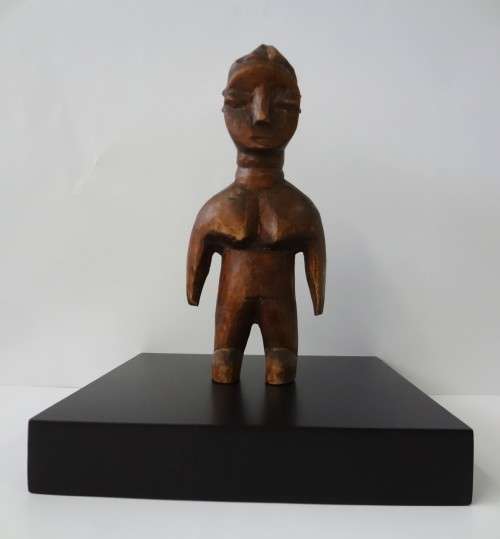 ewe female figure wood sculpture african artefact - venovi/venavi