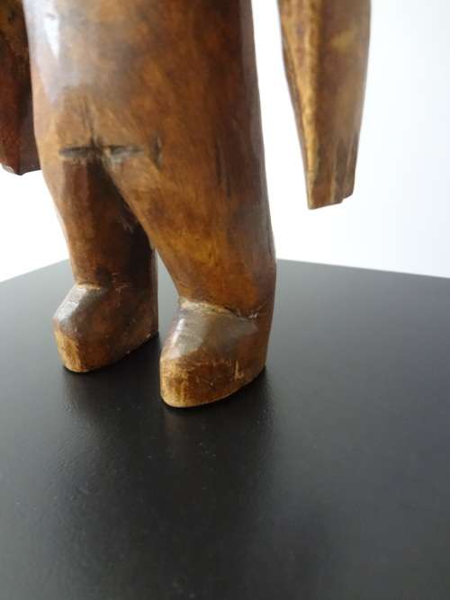 ewe female figure wood sculpture african artefact - venovi/venavi