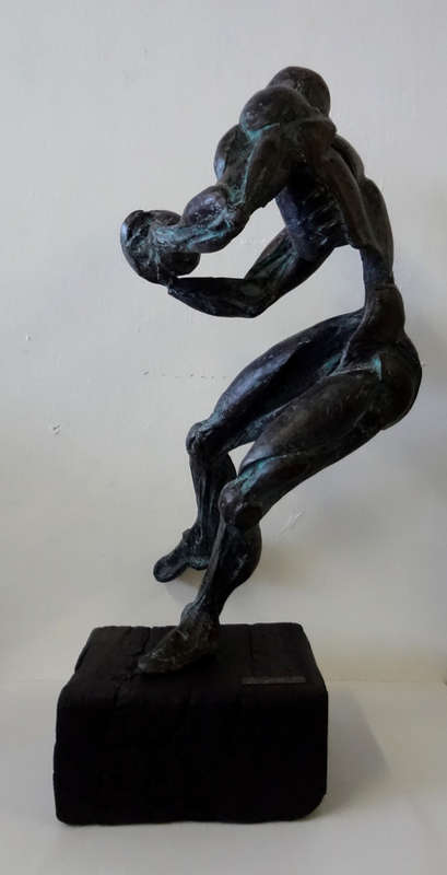 kurt lossgott rugby player sculpture