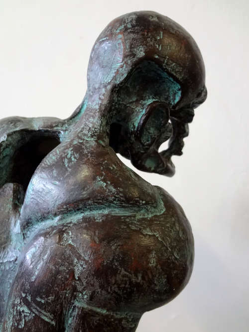 kurt lossgott rugby player sculpture