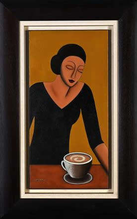 EVE - OIL PAINTING - CAPPUCCINO