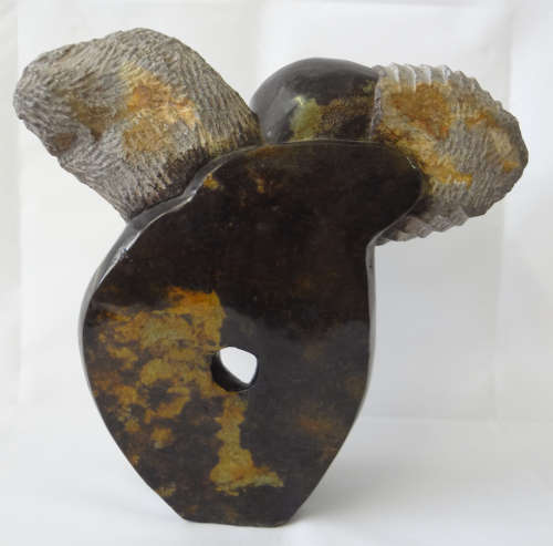 vusi - lovers shona stone sculpture