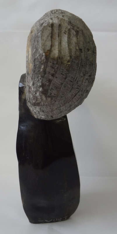 vusi - lovers shona stone sculpture