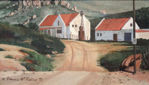 Donna McKellar Klaarstroom Oil Painting