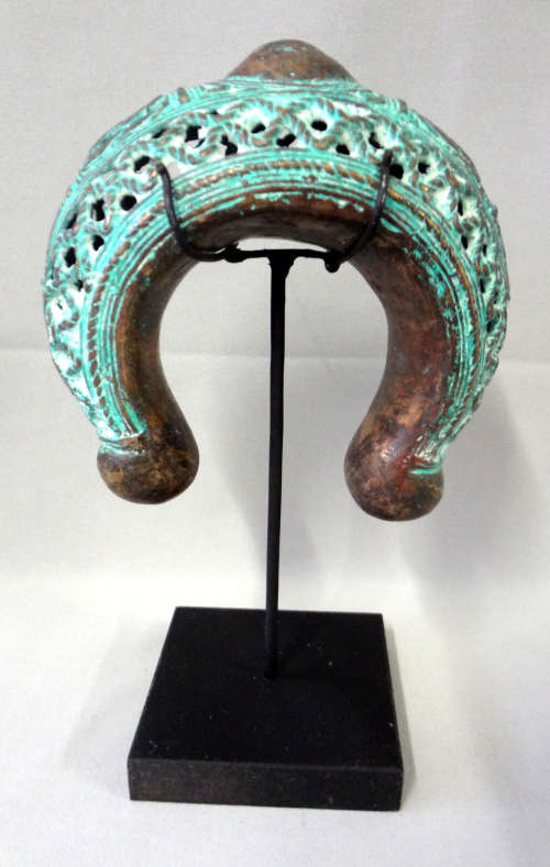 benin bronze amulet