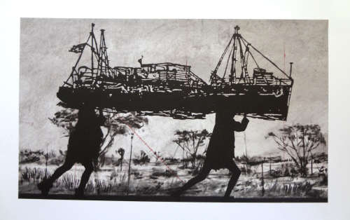 JULY ART SALE - WILLIAM KENTRIDGE - KABOOM !