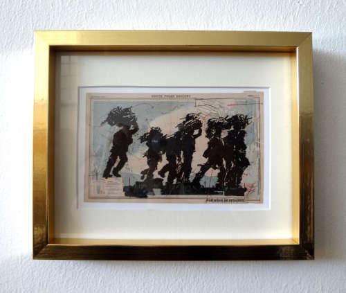 JULY  ART SALE - WILLIAM KENTRIDGE - MAQUETTE FOR WHEN HE RETURNED