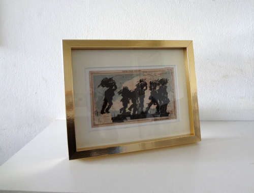 JULY  ART SALE - WILLIAM KENTRIDGE - MAQUETTE FOR WHEN HE RETURNED