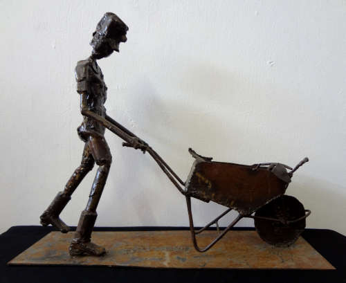 daniel kaseke metal welded sculpture