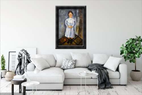 after modigliani girl in blue oil painting