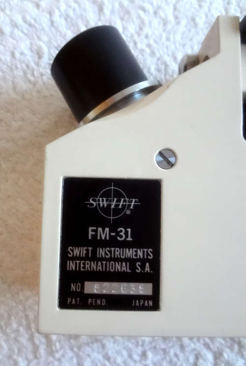 swift FM-31LWD field microscope with carry case & original packaging box