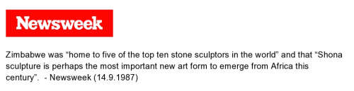 ncube - shona stone sculpture