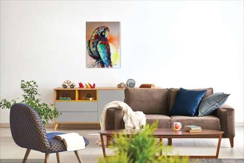 annet ellis oil painting parrot