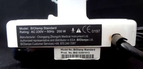 BioLamp Thermal Mineral Therapy Pain Relief Heating Device