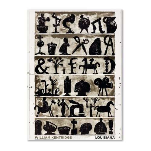 william kentridge - Louisiana Museum of Modern Art exhibition poster