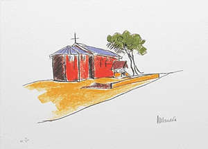 nelson mandela - `my robben island series I` - the church