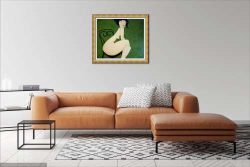 nude study oil painting