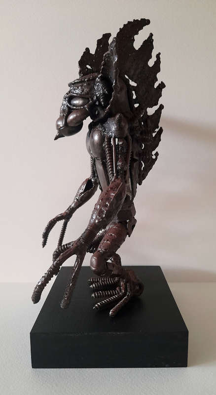 welded metal sculpture - gallery retail R3 500