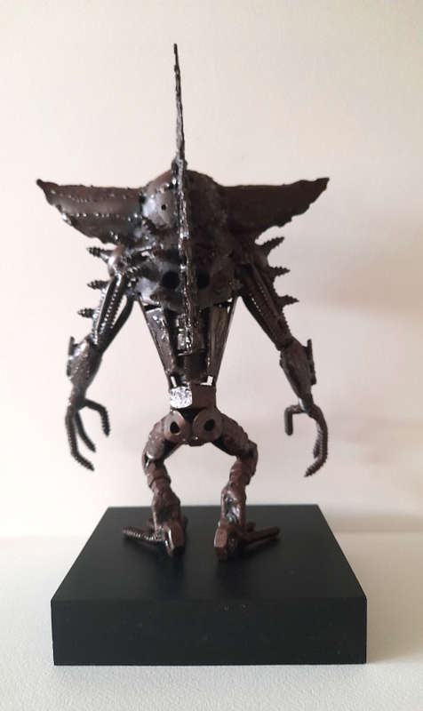 welded metal sculpture - gallery retail R3 500
