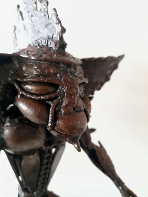 welded metal sculpture - gallery retail R3 500