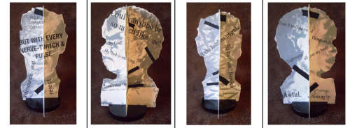 william kentridge - suite of 4 sculptural heads