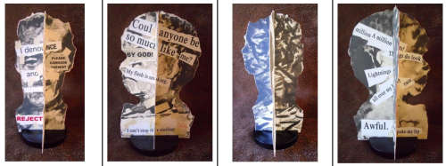 william kentridge - suite of 4 sculptural heads