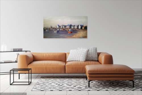 oil painting - boats