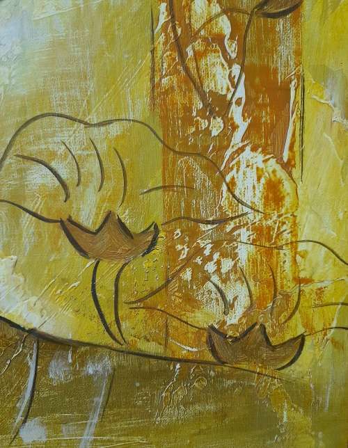 oil painting - egyptian queen nefertiti