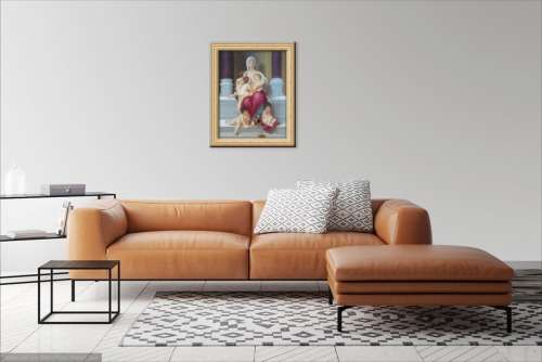 classical style oil painting