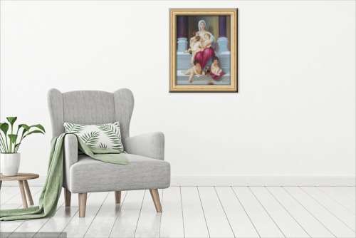 classical style oil painting