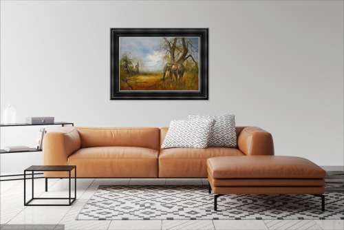 elephant oil painting