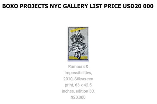 william kentridge  `rumours and impossibilities` print