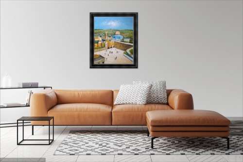 western wall jerusalem oil painting